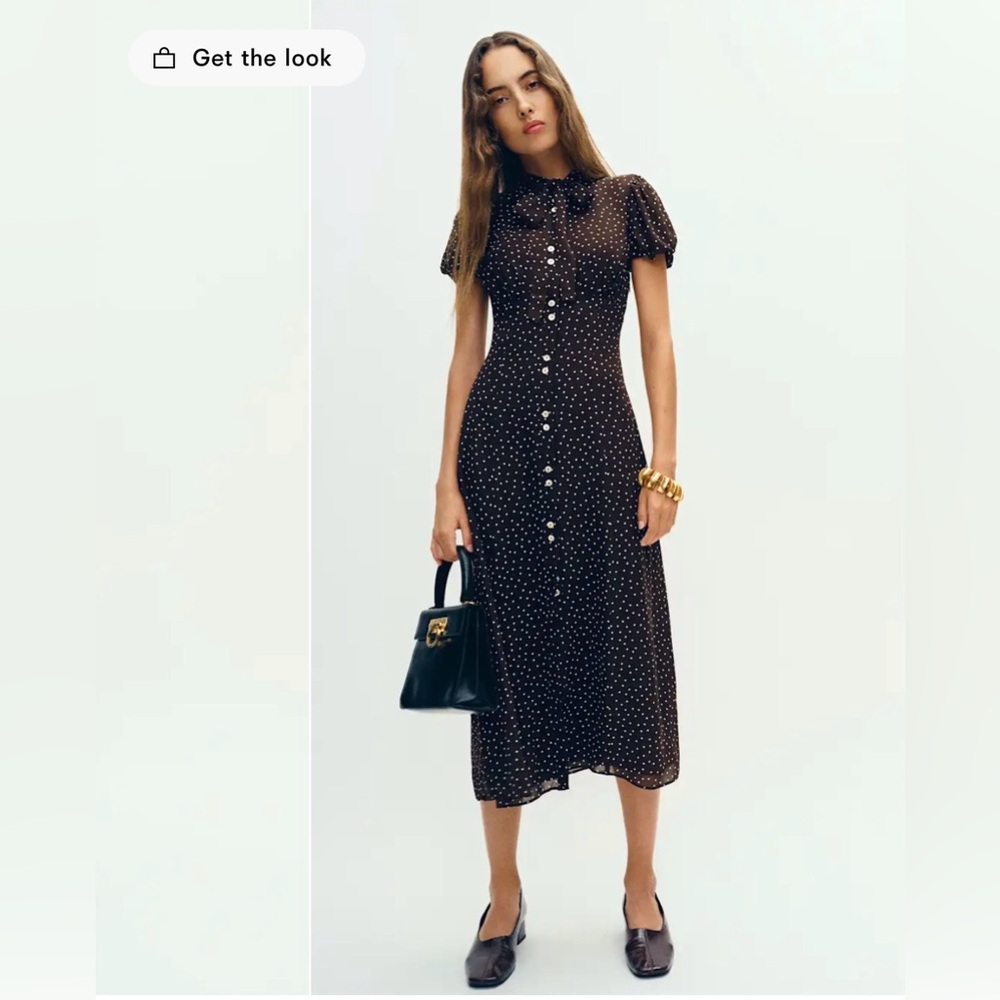 Reformation dress Bloomsberry in Colette dot NWT - Picture 8 of 13